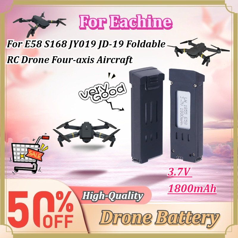 Batería Recargable de 3.7V 180 - Eachine Drone E58 reseña y precio